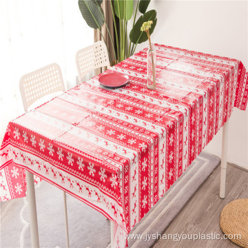 Printed Disposable Christmas Tablecloth